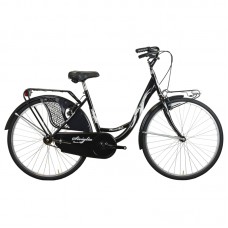 Pilsētas velosipēds Glamur Olanda, 26",pieejami baltā un melnā krāsā.